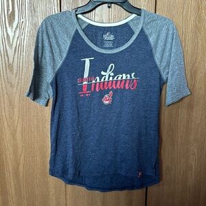 Cleveland Indians quarter sleeve top